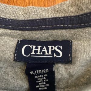 Chaps Males XL, Grey, Comfortable, barely worn in good condition